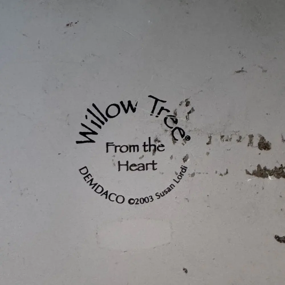 Vintage Willow Tree Trinket Box Love Heartfelt and True 2003
